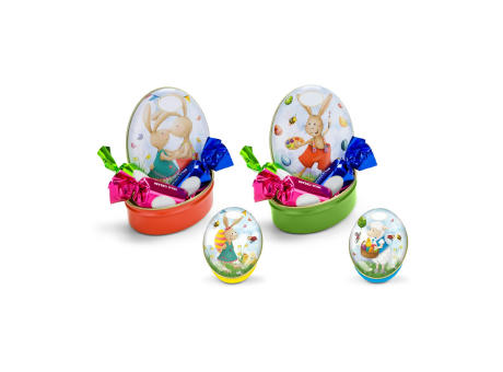 Geschenkartikel / Präsentartikel: Schokoladendose Osterhase