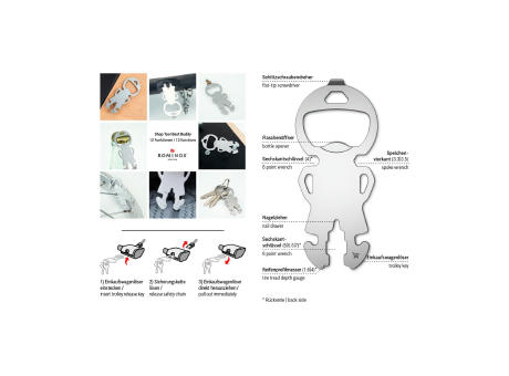 ROMINOX® Shop Tool // Best Buddy - 12 Funktionen
