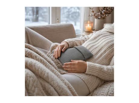 Wärmekissen Winterzeit - grau 
