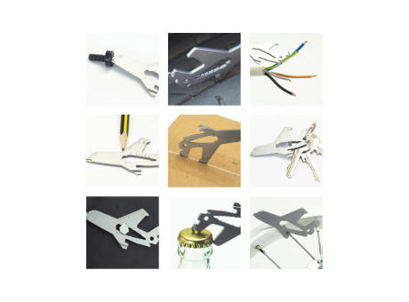 Geschenkartikel: ROMINOX® Key Tool Airplane / Flugzeug (19 Funktionen) im Motiv-Mäppchen Osterhase