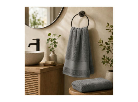 Handtuch Mari 50 x 100 cm grau