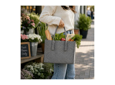Geschenkset / Präsenteset: Gemütliche Filztasche