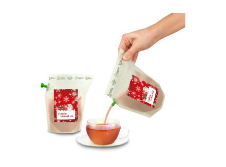 Geschenkartikel / Präsentartikel: Tee-Brühbeutel, Für die besTEEn Mitarbeiter, Tasty Berry, wiederverwendbar