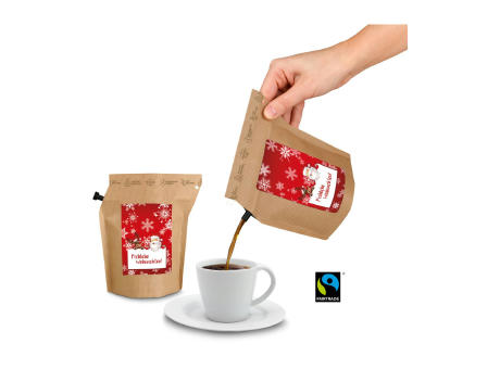 Geschenkartikel / Präsentartikel: Home-Office Wachmacher Kaffee Brühbeutel Honduras, wiederverwendbar, Fairtrade