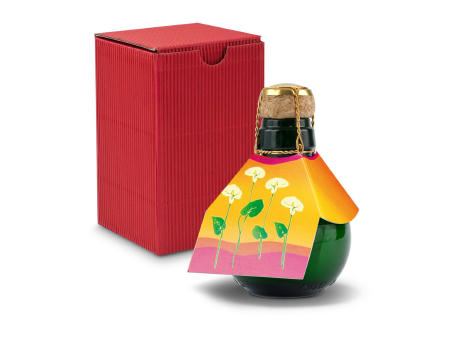 Kleinste Sektflasche der Welt! Calla - Inklusive Geschenkkarton in Rot, 125 ml