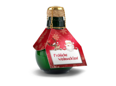 Geschenkset / Präsenteset: Kleinste Sektflasche: Fröhliche Weihnachten