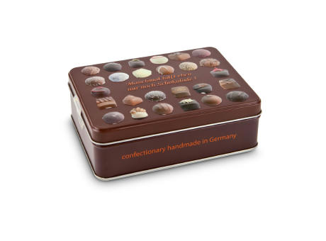 Geschenkartikel / Präsentartikel: Schokoladenauswahl - Pralinendose mit 125 g
