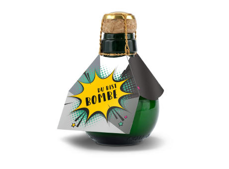 Kleinste Sektflasche der Welt! Du bist Bombe - Ohne Geschenkkarton, 125 ml