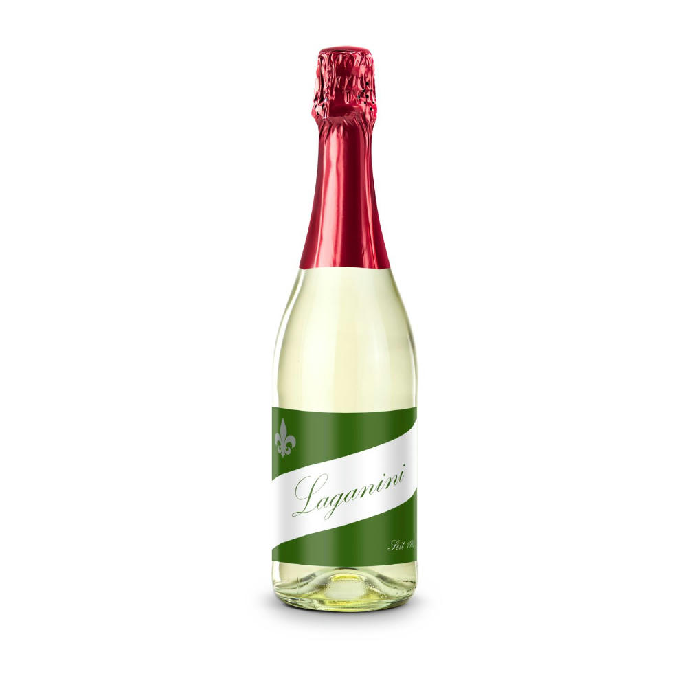 Sekt Cuvée - Flasche klar - Kapselfarbe Rot, 0,75 l