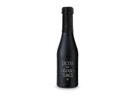 Promo Secco Piccolo - Flasche schwarz matt - Kapselfarbe Schwarz, 0,2 l