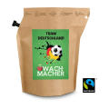 Geschenkartikel / Präsentartikel: Fußball-EM Team Deutschland Wachmacher, wiederverwendbarer Brühbeutel mit Fairtrade Kaffee