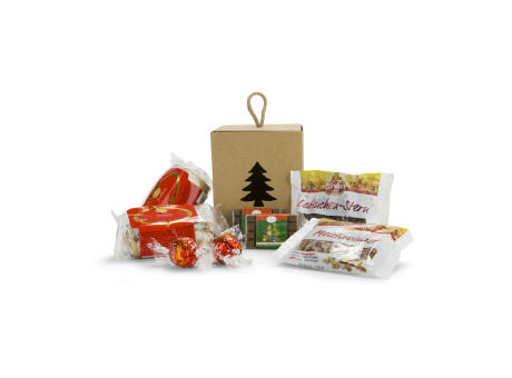 Geschenkset / Präsenteset: Süße Tannenbaumbox