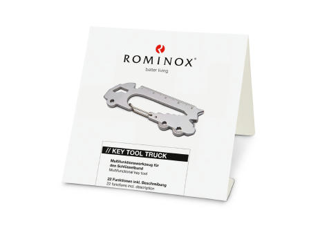 Geschenkartikel: ROMINOX® Key Tool Truck / LKW (22 Funktionen) im Motiv-Mäppchen Große Helden