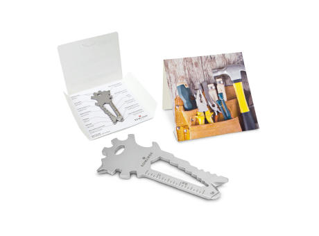 Geschenkartikel: ROMINOX® Key Tool Lion (22 Funktionen) im Motiv-Mäppchen Werkzeug