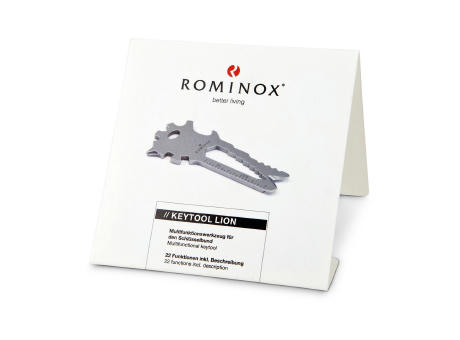 Geschenkartikel: ROMINOX® Key Tool Lion (22 Funktionen) im Motiv-Mäppchen Osterhase