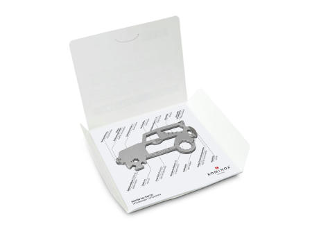 Geschenkartikel: ROMINOX® Key Tool SUV / Auto (19 Funktionen) im Motiv-Mäppchen Frohe Weihnachten