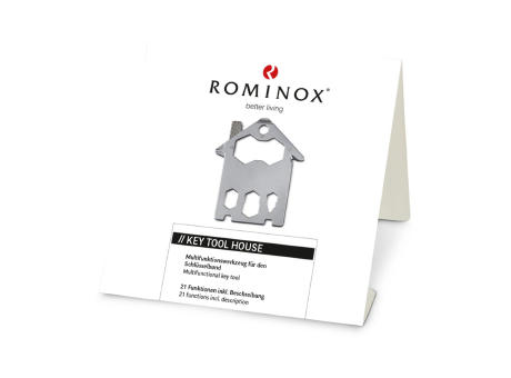 Geschenkartikel: ROMINOX® Key Tool House / Haus (21 Funktionen) im Motiv-Mäppchen Osterhase