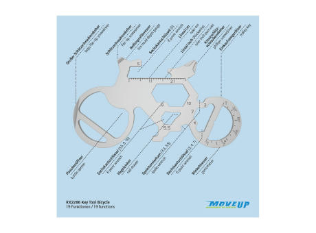 ROMINOX® Key Tool // Bicycle - 19 functions (Fahrrad)