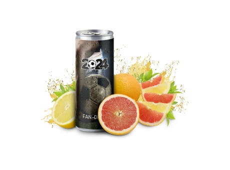 Iso Sport Drink zur Fußball EM, light - Grapefruit-Zitrone - Folien-Etikett, 250 ml