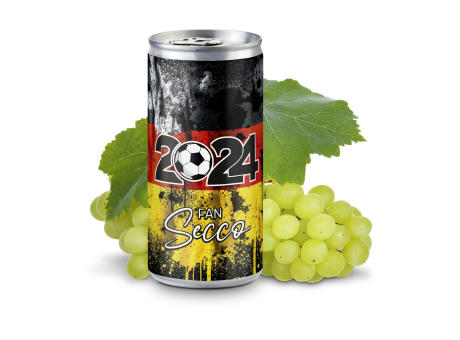 Promo Secco zur Fußball Europameisterschaft 2024 - Folien-Etikett, 200 ml