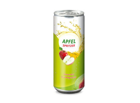Promo Fresh - Apfelschorle - ohne Zuckerzusatz - Folien-Etikett, 250 ml