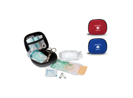 First Aid Kit grau - Erste Hilfe Set, 12-teilig, deutsche Markenware