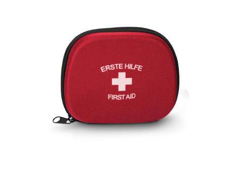 First Aid Kit rot - Erste Hilfe Set, 12-teilig, deutsche Markenware