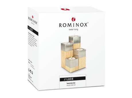 ROMINOX® 4er Teelicht-Set // Luce