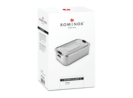 ROMINOX® Lunchbox // Quadra Silber XL