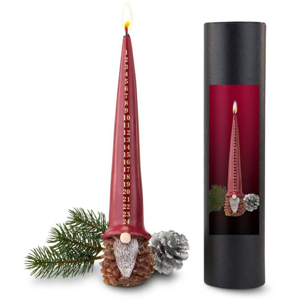 Geschenkset / Präsenteset: Adventskalenderkerze