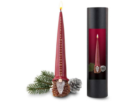 Geschenkset / Präsenteset: Adventskalenderkerze