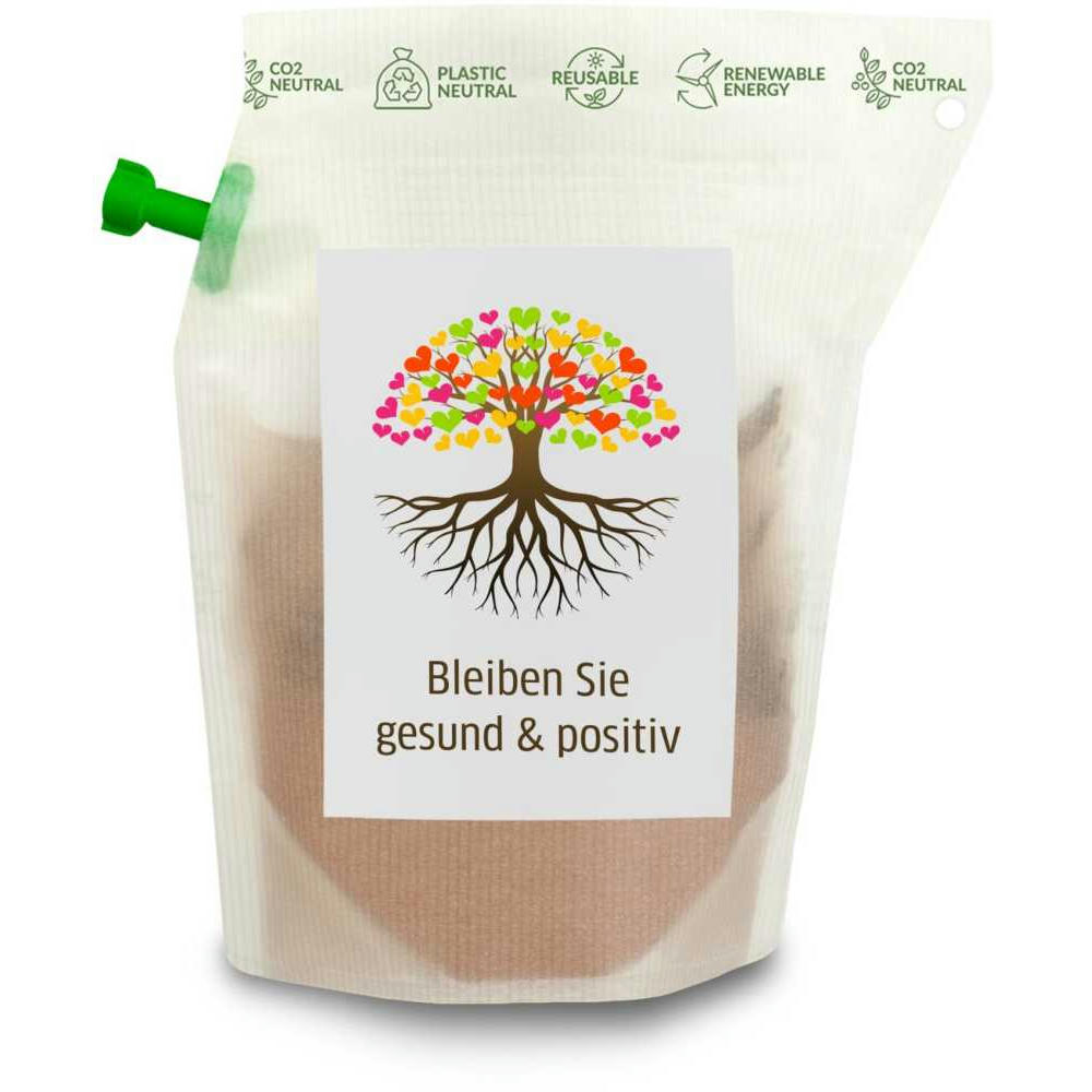 Geschenkartikel / Präsentartikel: Tee-Brühbeutel, Bleiben Sie Gesund & positiv, Tasty Berry, wiederverwendbar