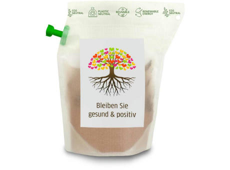 Geschenkartikel / Präsentartikel: Tee-Brühbeutel, Bleiben Sie Gesund & positiv, Tasty Berry, wiederverwendbar