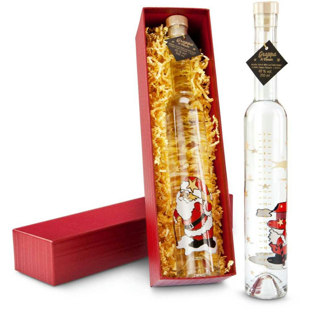 Geschenkset / Präsenteset: Flüssiger Adventskalender Grappa