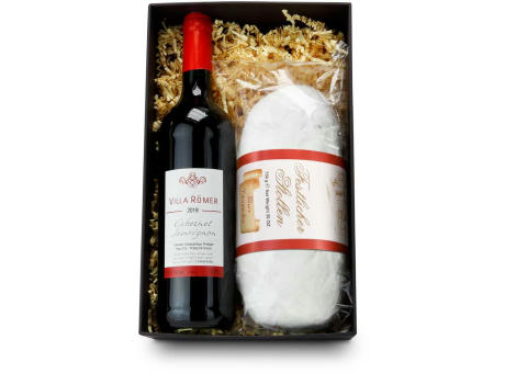 Geschenkset / Präsenteset: Rotwein & Stollen