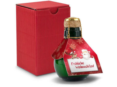 Geschenkset / Präsenteset: Kleinste Sektflasche: Fröhliche Weihnachten