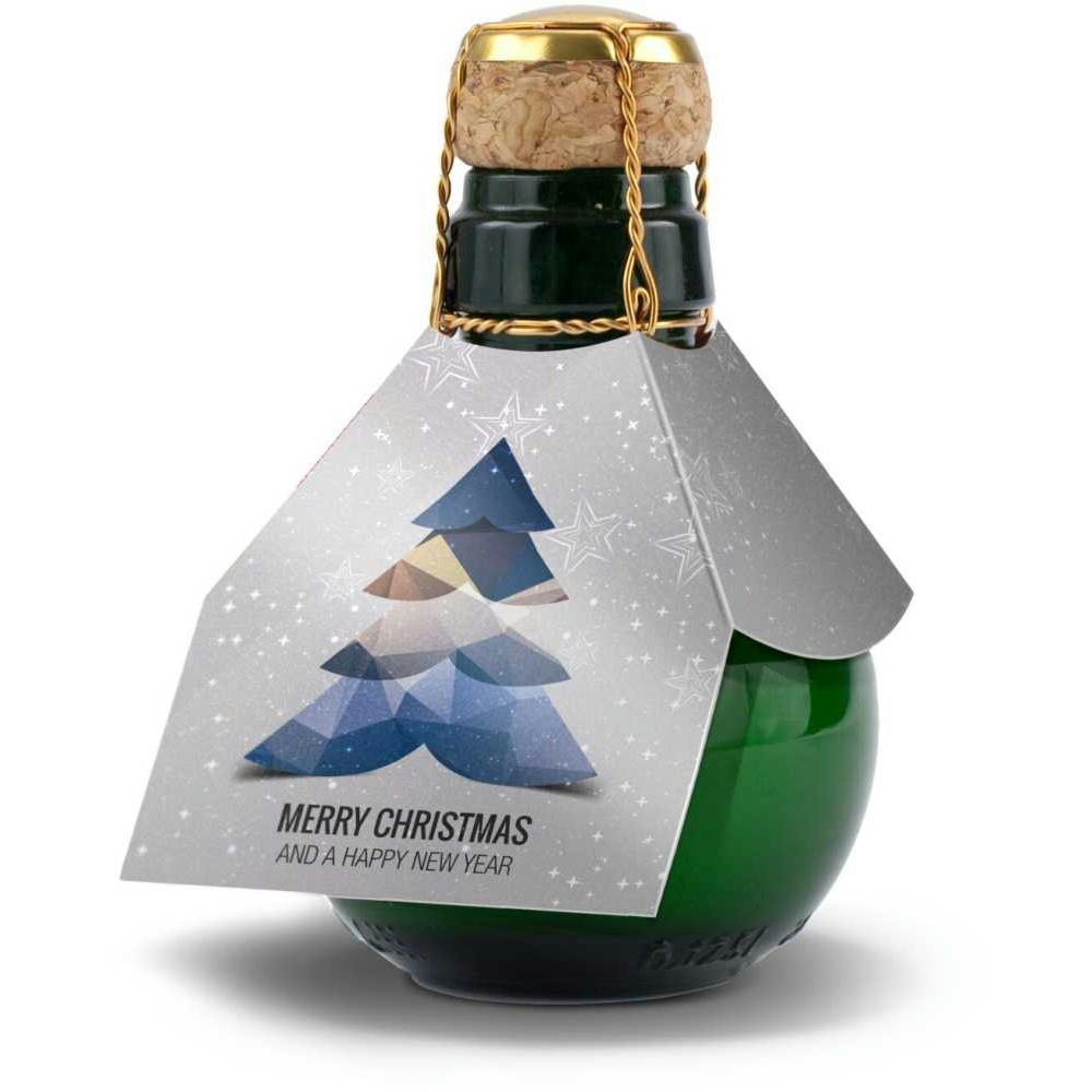 Kleinste Sektflasche der Welt! Merry Christmas - Ohne Geschenkkarton, 125 ml