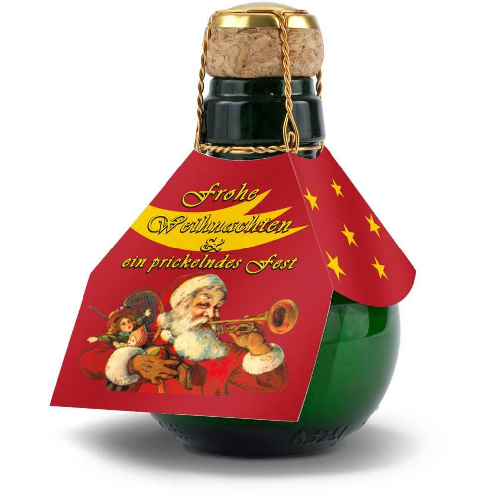 Kleinste Sektflasche der Welt! Weihnachtsgruß - Ohne Geschenkkarton, 125 ml