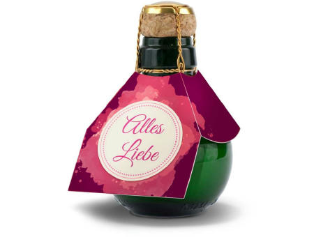 Kleinste Sektflasche der Welt! Alles Liebe - Ohne Geschenkkarton, 125 ml