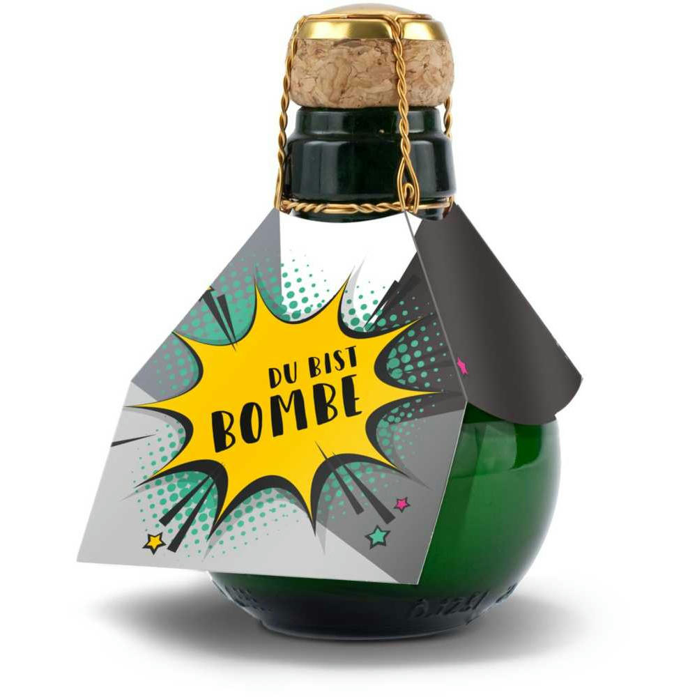 Kleinste Sektflasche der Welt! Du bist Bombe - Ohne Geschenkkarton, 125 ml