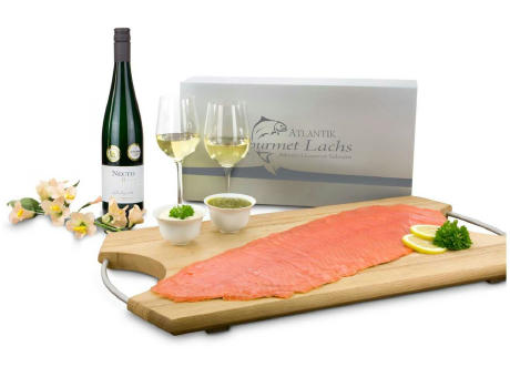 Geschenkartikel / Präsentartikel: Lachs-Gutschein: Genießer