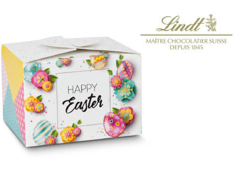 Geschenkartikel / Präsentartikel: Lindt Osterfreude - mit 5 Lindt Lindorkugeln, auch in individueller Pralinenschachtel