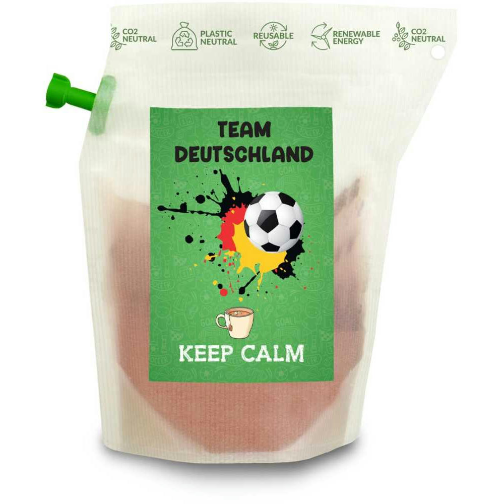 Geschenkartikel / Präsentartikel: Fußball-EM Team Deutschland Keep Calm, Tee im Brühbeutel