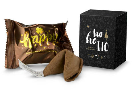 Geschenkartikel / Präsentartikel: Glückskeks Weihnachten Schokolade