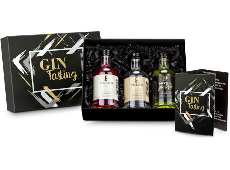 Geschenkset / Präsenteset: Gin-Tasting, 3 exklusive Gin-Sorten