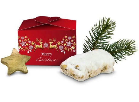 Geschenkartikel / Präsentartikel: Mini-Stollen Merry Christmas