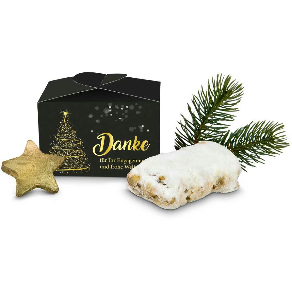 Geschenkartikel / Präsentartikel: Mini-Stollen Danke