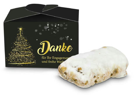 Geschenkartikel / Präsentartikel: Mini-Stollen Danke