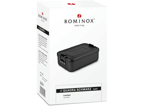 ROMINOX® Lunchbox // Quadra Schwarz matt