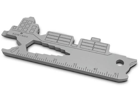 Geschenkartikel: ROMINOX® Key Tool Cargo Ship / Containerschiff (19 Funktionen) im Motiv-Mäppchen Deutschland Fan Jubelverstärker